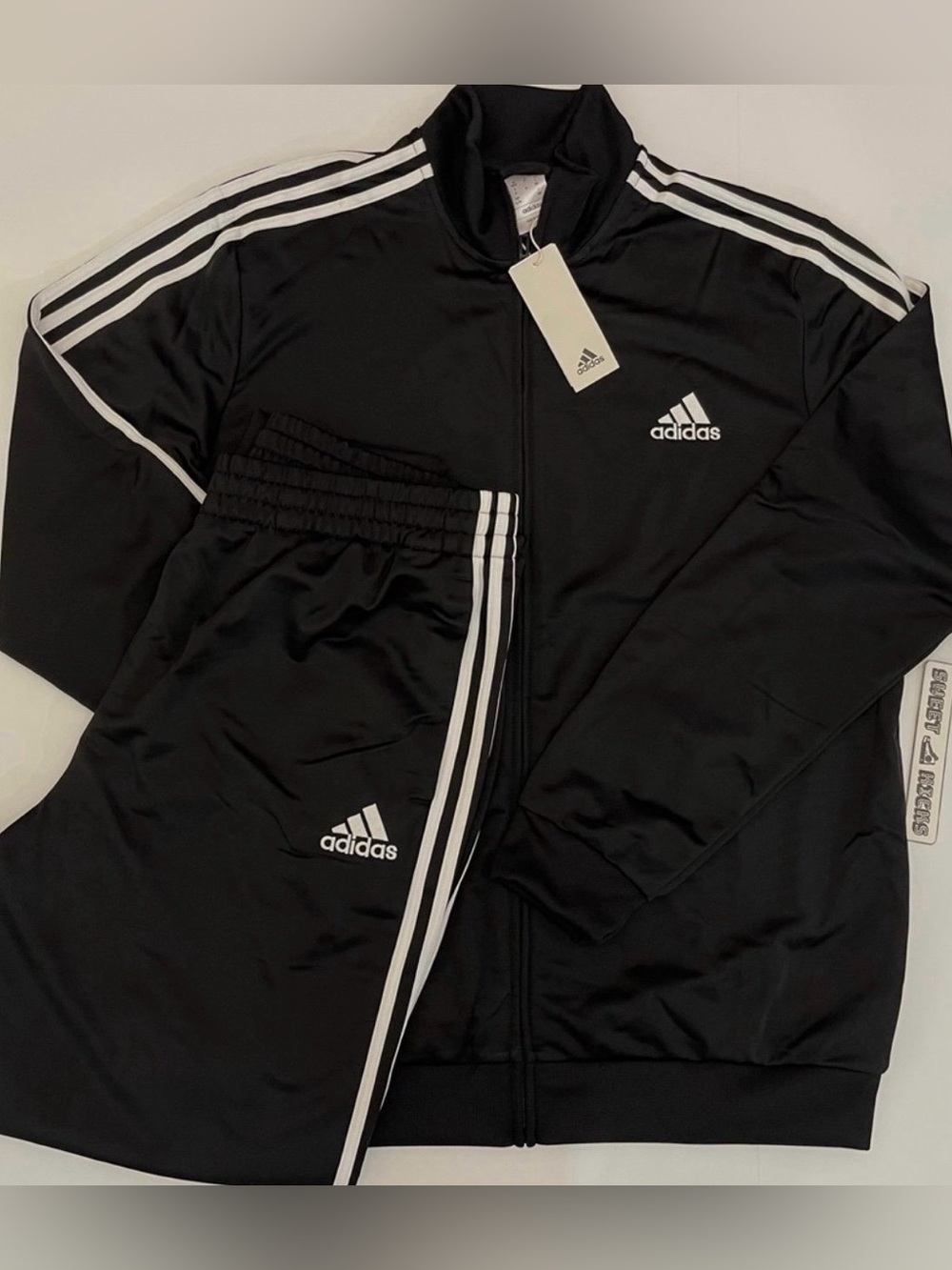 adidas Men's Essentials 3-Stripes Track Suit Pants+Jacket